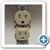 Three-way-outlet